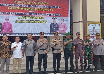 Kunker Kapolda Sulut Disambut Baik Penjabat Bupati Bolmong