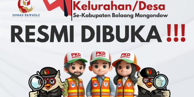 Bawaslu Bolmong Buka Pendaftaran Calon PKD