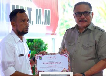 Puskesmas Tadoy Kecamatan Bolaang Timur Predikat Terbaik Penilaian Ombudsman Skala Nasional