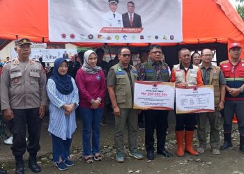Pemda Bolmong Terima Bantuan BNPB Terkait Penanganan Pasca Bencana Banjir
