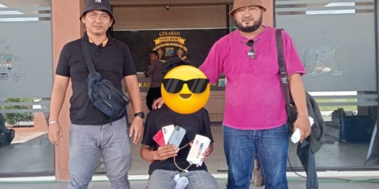 Tim Resmob Limango “JEPIT” Pelaku Pencurian HP di Kuala Utara 