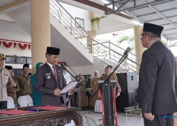 Abdullah Mokoginta Resmi Menjabat Sekda Definitif Bolmong