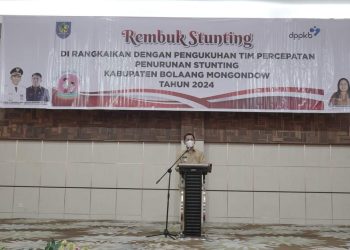 Rembuk Stunting Pemda Bolmong Digelar