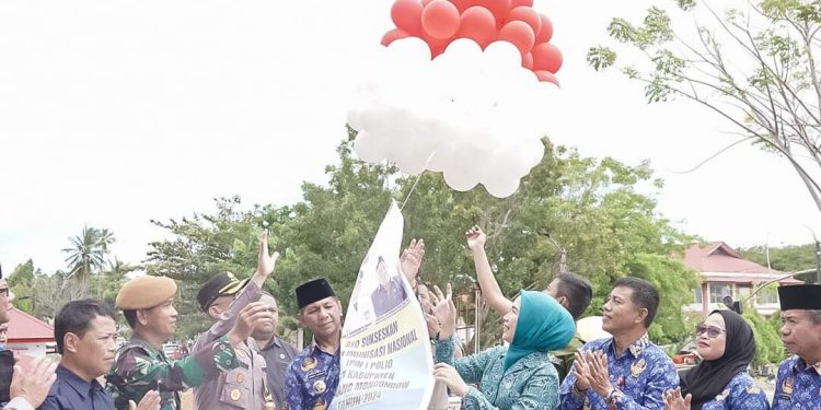 PIN Polio Serentak se- Indonesia, Bolmong Target 25.024 Anak