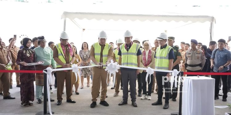 Wagub Steven Kandouw Resmikan Pabrik Pengeringan Jagung di Bolmong