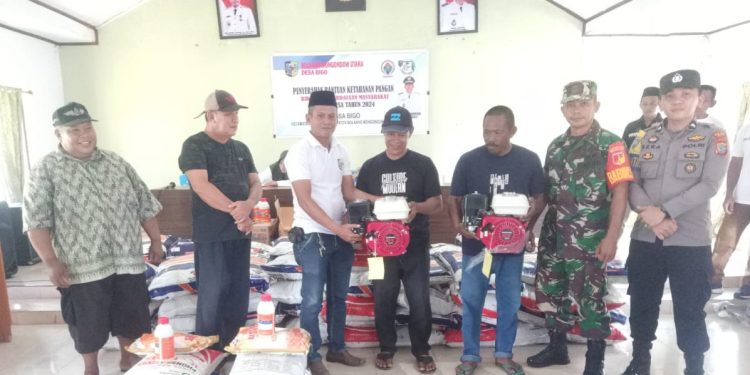 45 Warga Terima Bantuan Ketahanan Pangan Dari Sangadi Bigo, Ini Rinciannya