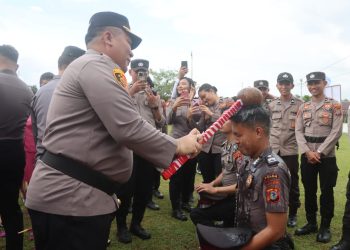 18 Personel di Polres Bolmut Resmi Naik Pangkat, Ini Nama-namanya 