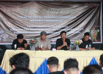 KPU Boltim laksanakan Media Gatring Sukseskan Pilkada Serentak Tahun ini