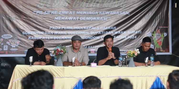KPU Boltim laksanakan Media Gatring Sukseskan Pilkada Serentak Tahun ini