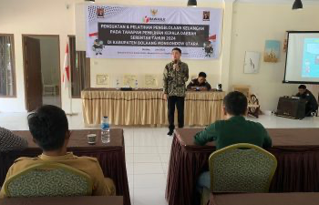 Tingkatkan Tata Kelola Keungan di Panwascam, Bawaslu Bolmut Gelar Pelatihan 