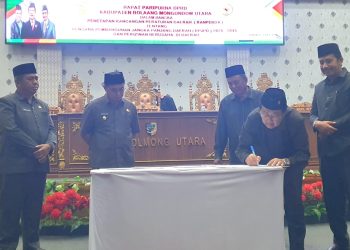 Kebijakan Daerah 20 Tahun Kedepan di Sahkan DPRD Bolmut