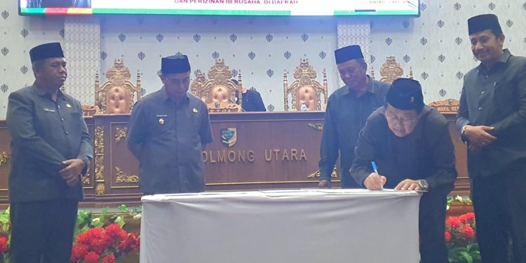 Kebijakan Daerah 20 Tahun Kedepan di Sahkan DPRD Bolmut