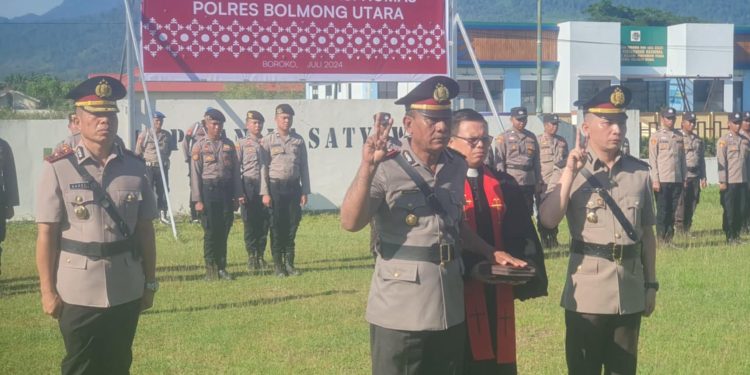 Kabag Perencanaan dan Kasi Humas di Polres Bolmut Resmi Berganti 