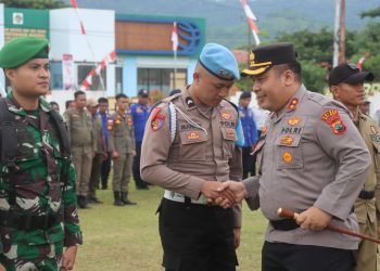 Persiapkan Keamanan Pilkada 2024, Kapolres Bolmut Pimpin Apel Pasukan Mantap Praja Samrat 