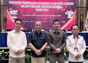 Jelang Pilkada Serentak, KPU Boltim Ikut Rakor Pemeriksaan Kesehatan Cakada