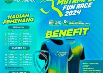Motampot Fun Race Terbuka Untuk Indonesia, Pendaftaran Tutup Per 20 Agustus