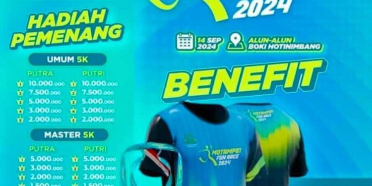 Motampot Fun Race Terbuka Untuk Indonesia, Pendaftaran Tutup Per 20 Agustus