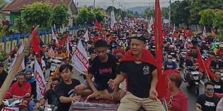 Masa Pendukung NK-STA Tumpah Ruah