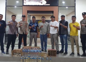 Puluhan Liter Captikus di Sita Polisi Saat Operasi Pekat Samrat 2024 di Pinogaluman