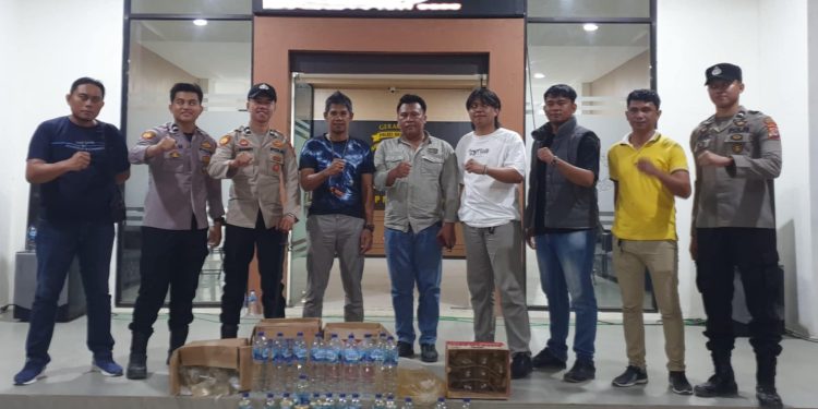 Puluhan Liter Captikus di Sita Polisi Saat Operasi Pekat Samrat 2024 di Pinogaluman
