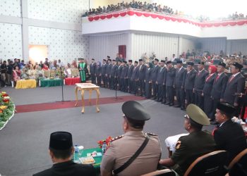 Pesan Mendagri Saat Pelantikan 20 Anggota DPRD Bolmut 