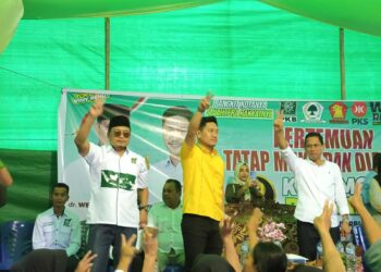 Kampanye Dialogis Paslon Walikota Nomor Urut 2 The Winner Disambut Ratusan Warga Desa Tabang