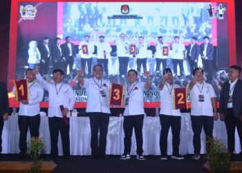 KPU Bolmong Gelar Rapat Pleno Pengundian Nomor Urut Pilkada Serentak 2024