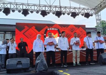 Rapat Pleno Terbuka KPU Tentang Penetapan Nomor Urut Paslon Pilwako Kotamobagu Digelar