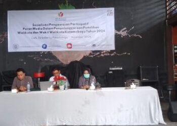 Bawaslu Kotamobagu Gelar Sosialisasi Pengawasan Partisipatif Bersama Insan Pers