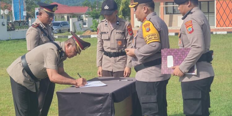 Kabag SDM Polres Bolmut Resmi Berganti