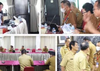 Pj Bupati dan Sejumlah Pejabat Bolmong Hadiri Evaluasi Kinerja Bersama Kemendagri