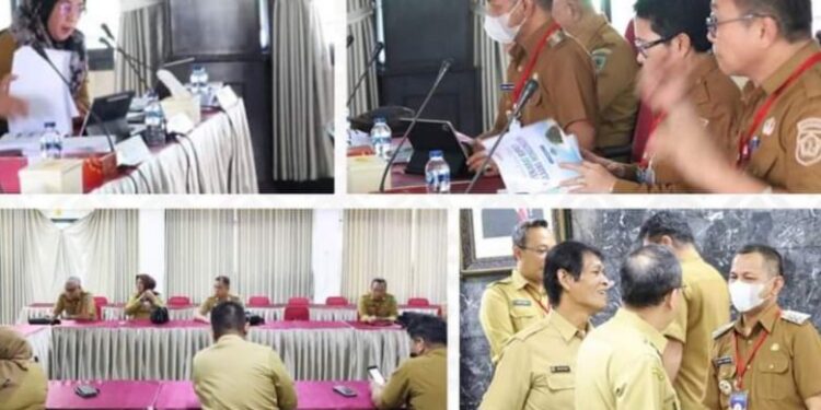 Pj Bupati dan Sejumlah Pejabat Bolmong Hadiri Evaluasi Kinerja Bersama Kemendagri