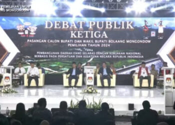 KPU Bolmong Sukses Gelar Debat Ketiga Pilkada Bolmong