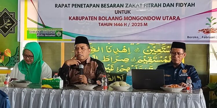 Baznas Bolmut Tetapkan Zakat Fitrah dan Fidyah, Ini Besarannya 