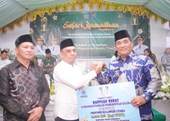 Bolmong Terima Bantuan Cadangan Pangan Pemprov Sulut