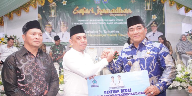 Bolmong Terima Bantuan Cadangan Pangan Pemprov Sulut