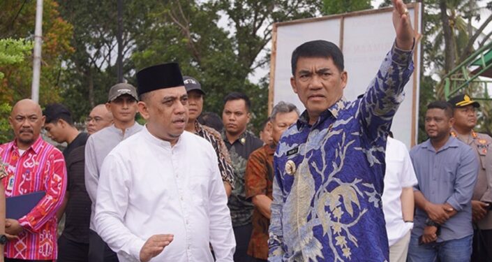 Hibah Lahan Perguruan Tinggi Bolmong Ditinjau Gubernur YSK