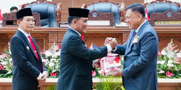 Penegasan Gubernur YSK Saat Pidato Perdana di Rapat Paripurna DPRD Sulut  
