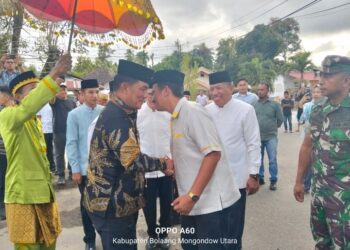 Pimpinan DPRD Bolmut Sambut Kedatangan Gubernur Sulut Yulius Selvanus Komaling Dalam Rangka Safari Ramadhan 