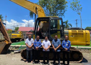 YSK Kabulkan Permintaan Pemda Bolmong Hibahkan Satu Unit Eksavator 