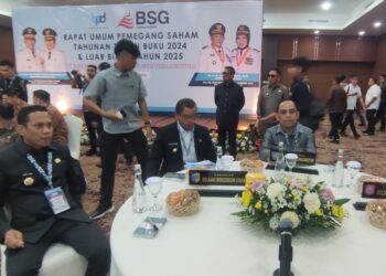 Bupati Bolmong Mengikuti RUPS BSG