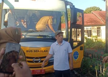 Siswa Ibukota Manfaatkan Bus Sekolah