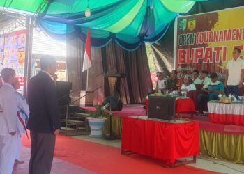 Open Turnamen Karate Dan Festival Piala Bupati Bolmut Resmi di Buka 