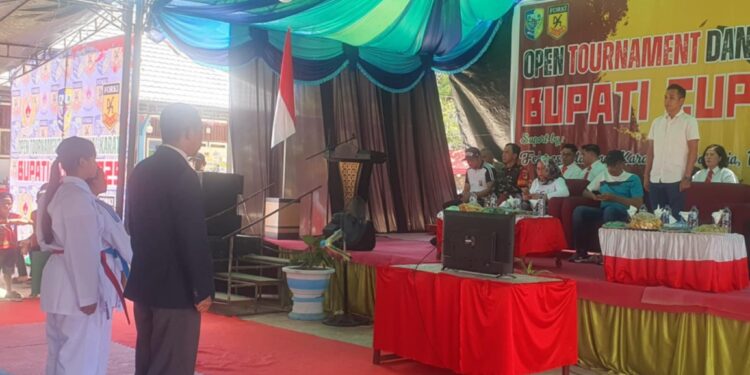 Open Turnamen Karate Dan Festival Piala Bupati Bolmut Resmi di Buka 