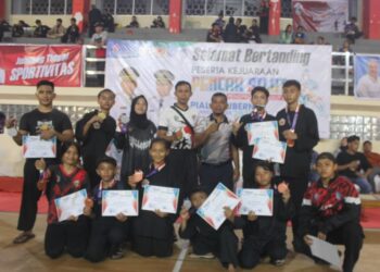 IPSI Bolmut Borong 11 Medali di Kejuaraan Pencak Silat Piala Gubernur Sulut 2025