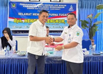 Dirut PDAM Angkat Kajibin Jabat Kabag Umum