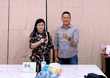 Roring Tunjuk Jihan Alamri Carteker KNPI Kabupaten Sitaro 