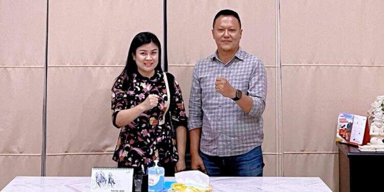 Roring Tunjuk Jihan Alamri Carteker KNPI Kabupaten Sitaro 