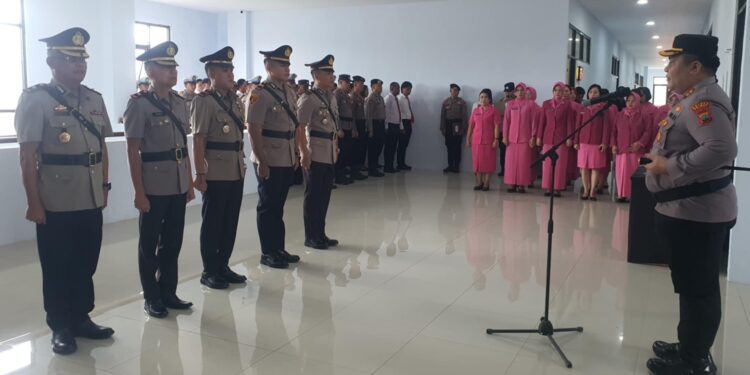 Sertijab Polres Boltara, Jabatan Wakapolres Dan Kasat Reskrim Resmi Berganti 