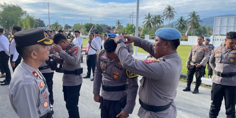 Jaga Citra Anggota di Mata Masyarakat, Wakapolres Boltara Gelar Gaktiblin